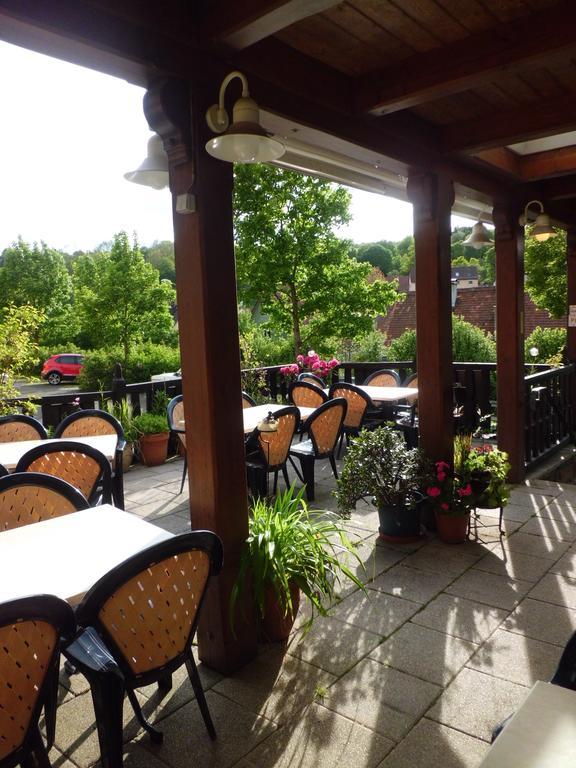 Restaurant - Pension Herrgottstal Креглинген Экстерьер фото
